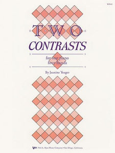 Yeager, Jeanine - Two (2) Contrasts - Piano Duet (1 Piano 4 Hands)