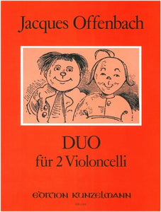 Offenbach, Jacques - Duo, Opus 54/2 ed. Werner Thomas-Mifune - Violoncello Ensemble Duet: Two (2) Cellos - Parts Only