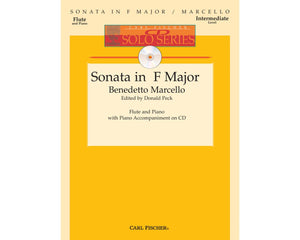 Sonata In F Major Flute solo, Piano F MAJOR INTERMEDIATE - Benedetto Marcello Donald Peck