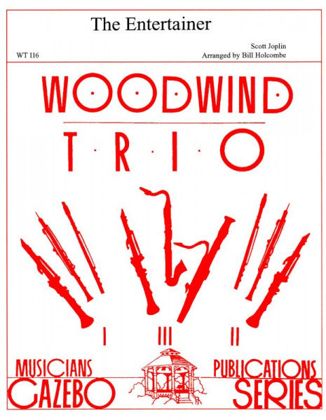 Joplin - The Entertainer arr. Holcombe for Woodwind Trio