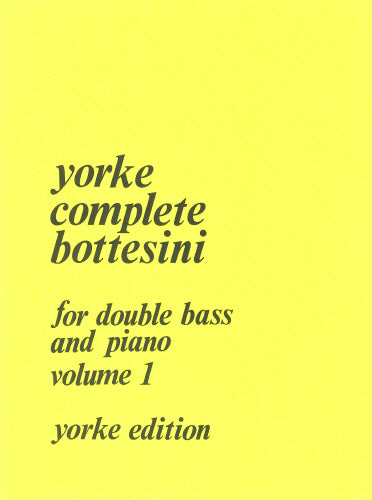 Complete Bottesini Vol.1 Contrabass, Piano - Giovanni Bottesini