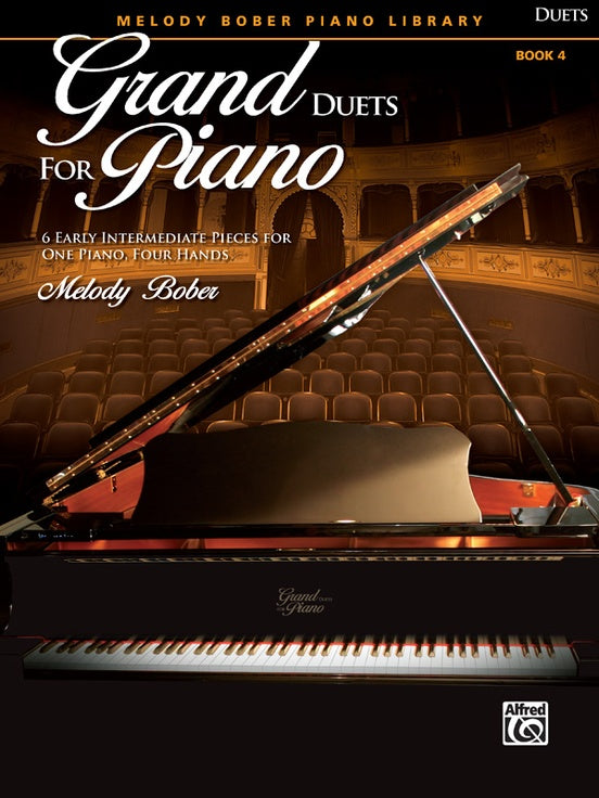 Bober, Melody - Grand Duets for Piano, Book 4 - Six (6) Early Intermediate Pieces - Piano Duet (1 Piano 4 Hands)