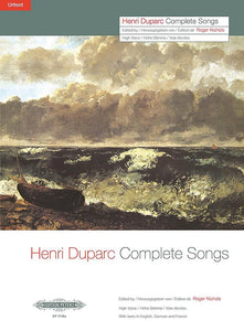 Complete Songs for High Voice & Piano - Duparc, Henri (Nichols)