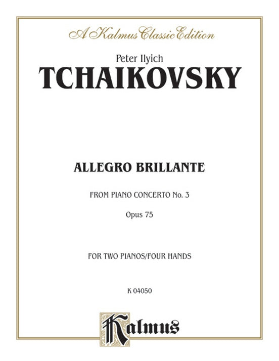 Tchaikovsky - Allegro Brillante from Piano Concerto No. 3, Opus 75 - Piano Ensemble (2 Pianos 4 Hands)