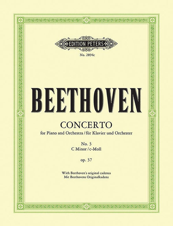 Concerto No.3 in c minor Op.37 - Beethoven, Ludwig van (Pauer), edition for Two Pianos