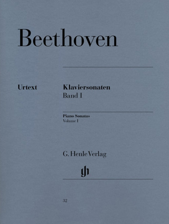 Beethoven - Piano Sonatas - Volume I Piano Solo (ed. Bertha Antonia Wallner, fing. Conrad Hansen)