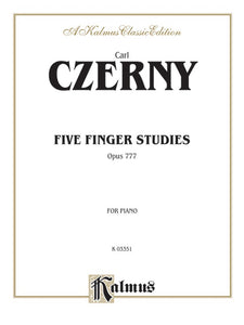 Czerny, Carl - Opus 777 - Five Finger Studies, Exercises 1-24