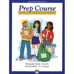 Alfred's Basic Piano Library - Prep Course for the Young Beginner - Notespeller Book E