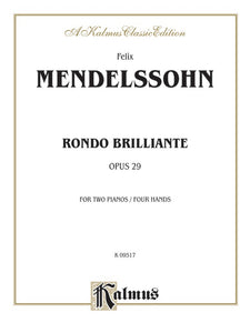 Mendelssohn - Rondo Brillante Opus 29 - Piano Ensemble (2 Pianos 4 Hands)