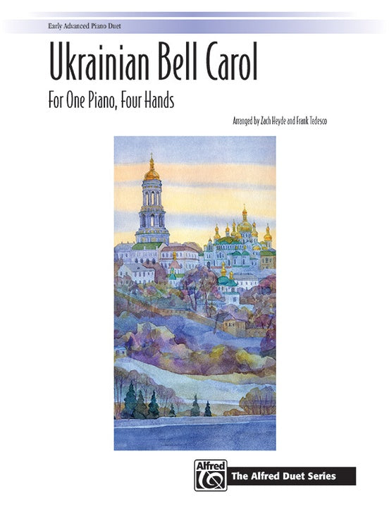 Ukrainian Bell Carol arr. Heyde & Tedesco - Early Advanced Arrangement - Piano Duet Sheet (1 Piano 4 Hands) - Alfred Duet Series