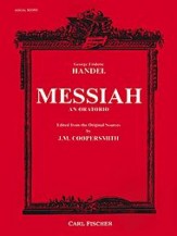 Handel - Messiah (Coopersmith) SATB Vocal Score (OUT OF PRINT)