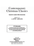 Contemporary Christmas Classics, Duets for C and/or Bb Instruments arr. Lloyd Larson Bk/CD