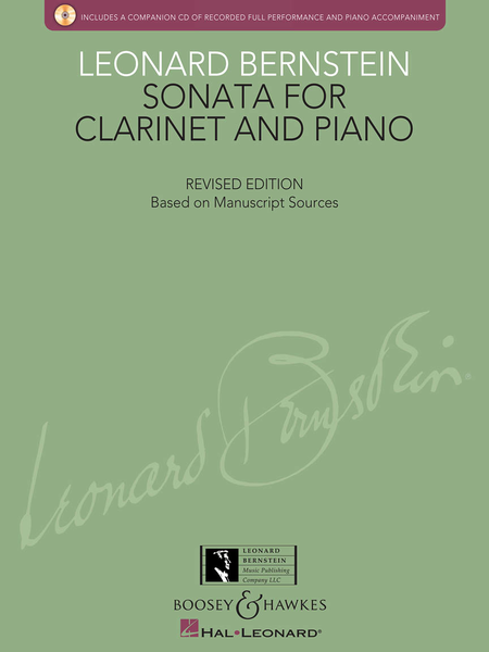 Bernstein - Sonata for Clarinet and Piano with a CD of Recorded Performance and Accompaniment (ed. Richard Walters and Todd Levy)