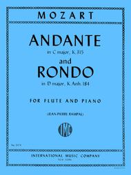 MOZART - ANDANTE K 315 C RONDO K ANH 184 D, FLUTE/PIANO (Rampal)