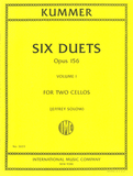 Kummer, Friedrich-August - Six (6) Duets, Opus 156 Volume 1 (Nos. 1-3) ed. Jeffrey Solow - Violoncello [Cello] Ensemble Duet: Two (2) Cellos