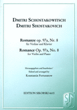 Shostakovich, Dmitri - Romance (from The Gadfly) Opus 97a No. 8 arr. Konstantin Fortunatov - Violin & Piano
