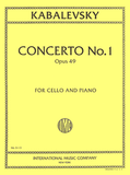 Kabalevsky, Dmitri - Cello Concerto No. 1, Opus 49 - Cello & Piano