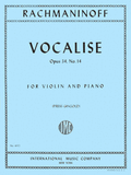 Rachmaninoff, Sergei - Vocalise, Opus 34/14 transcr. M. Press / ed. Joseph Gingold - Violin & Piano