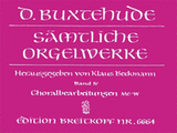 Buxtehude, Dietrich - Complete Organ Works, Volume 4 - Chorale Settings Me-W, Buxwv 206-244 - Organ Solo