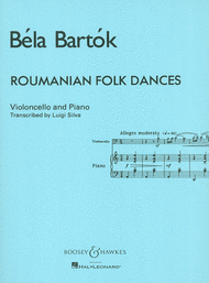 Bartok, Bela - Roumanian Folk Dances transcr. Luigi Silva - Cello & Piano