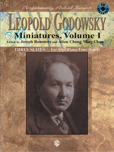 Godowsky, Leopold - Miniatures, Volume 1 - Three (3) Suites - Piano Duet (1 Piano 4 Hands)