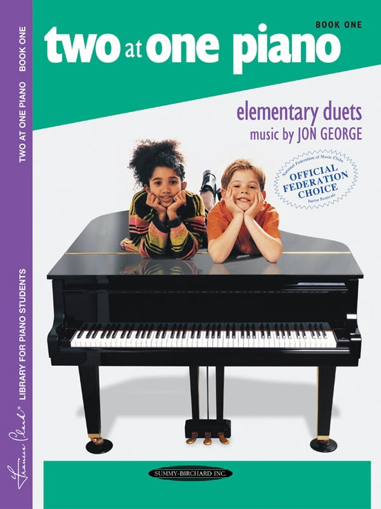 George, Jon - Two at One Piano, Book 1 - Elementary - Piano Duet (1 Piano, 4 Hands)