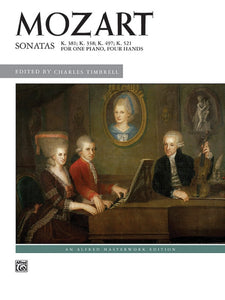 Mozart - Sonatas K 381, K 358, K 497, K521- Piano Duet (1 Piano 4 Hands)