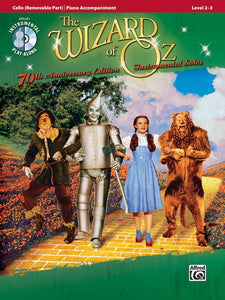 Wizard of Oz - Instrumental Solos for Strings Level 2-3 - Cello & Piano w/CD