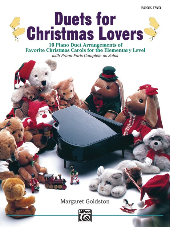 XMAS - Goldston, Margaret - Duets for Christmas Lovers, Book 2 - Ten (10) Favorite Christmas Carols - Elementary Arrangements - Piano Duet (1 Piano 4 Hands)