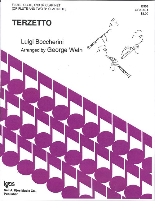 Terzetto (Fl,Ob,Cl/Fl,2 Cl) - Boccherini arr. Waln