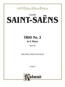 Saint-Saens - Trio No. 2, Op. 92 in e minor for Piano, Violin and Cello