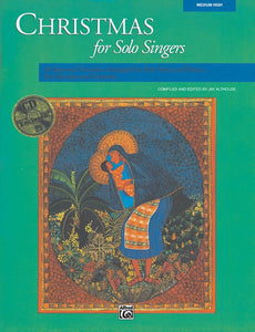 Christmas for Solo Singers, Ed. Jay Althouse - Medium High Voice Book & CD