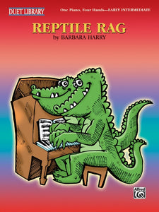 Harry, Barbara - Reptile Rag - Early Intermediate - Piano Duet Sheet (1 Piano 4 Hands) - Alfred Duet Series