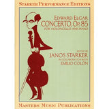 Elgar, Edward - Cello Concerto in E minor, Opus 85 - Composer's Arrangement ed. Janos Starker & Emilio Colon - Cello & Piano