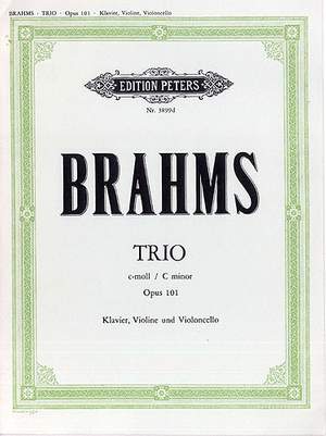 Trio No.4 in C minor Op.101 - Brahms, Johannes - Piano, Violin and Cello (G. Schumann)