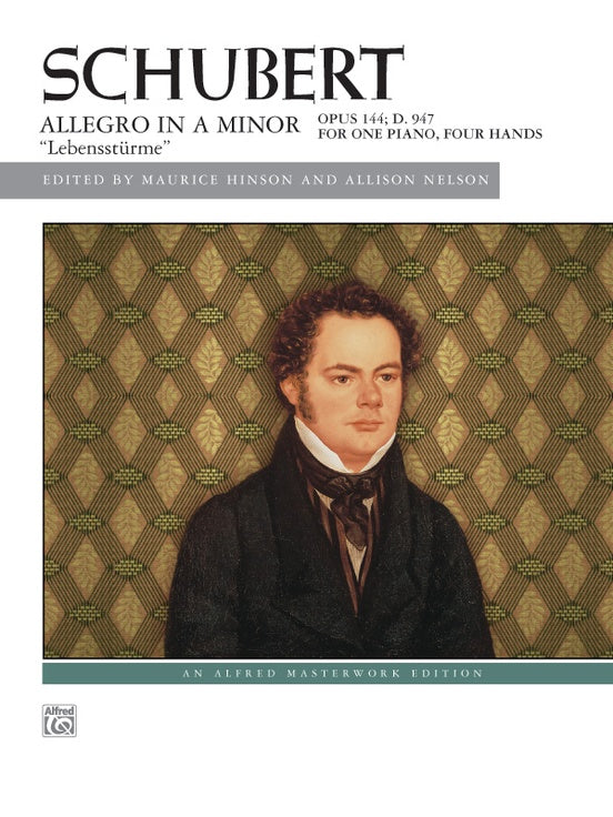 Schubert - Allegro in A Minor, Opus 144 D947 ''Lebenssturme'' - Piano Duet (1 Piano 4 Hands)