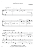 Bober, Melody - Halloween Boo! - Early Elementary w/Opt. Teacher Duet Accompaniment - Piano Solo Sheet w/Lyrics*