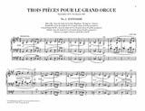 Franck - Three (3) Pieces for the Grand Organ - Fantasie, Cantabile, Piece heroique - Organ Solo