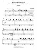 Miller, Carolyn - Festive Celebration - Early Intermediate - Piano Duet Sheet (1 Piano 4 Hands) - Willis Music Dynamic Duets