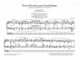 Franck - Three (3) Chorals pour Grand Orgue - Organ Solo