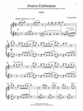 Miller, Carolyn - Festive Celebration - Early Intermediate - Piano Duet Sheet (1 Piano 4 Hands) - Willis Music Dynamic Duets