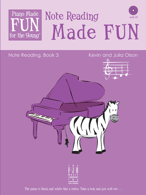 Olson, Kevin & Julia - Piano Made Fun for the Young: Note Reading, Book 3  w/CD