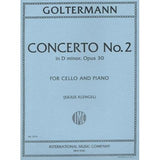 Goltermann, Georges - Concerto No. 2 in D minor, Opus 30 ed. Julius Klengel & Daniel Morganstern - Cello & Piano
