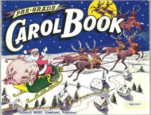 Pre-Grade Carol Book - Eight (8) Arrangements for Students - Piano Solo Collection w/Lyrics