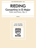 Rieding, Oscar - Concertino In D Major, Opus 5 ed. Gustave Saenger - Violin & Piano