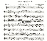 Boccherini, Luigi - Two (2) Duets, Opus 5 ed. Hans Sitt - Violin Ensemble Duet: Two (2) Violins - Parts Only