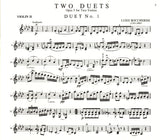 Boccherini, Luigi - Two (2) Duets, Opus 5 ed. Hans Sitt - Violin Ensemble Duet: Two (2) Violins - Parts Only