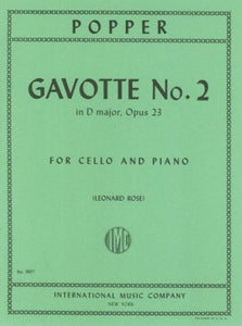 Popper, David - Gavotte No. 2 in D Major, Opus 23 ed. Leonard Rose - Cello & Piano