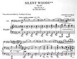 Dvorak, Antonin - Silent Woods (Waldesruhe) ''Klid'' Opus 68/5 transcr. Nathan Stutch - Cello & Piano