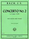 Bach - Concerto No. 2 in E Major, BWV 1042 ed. Ivan Galamian - Violin & Piano